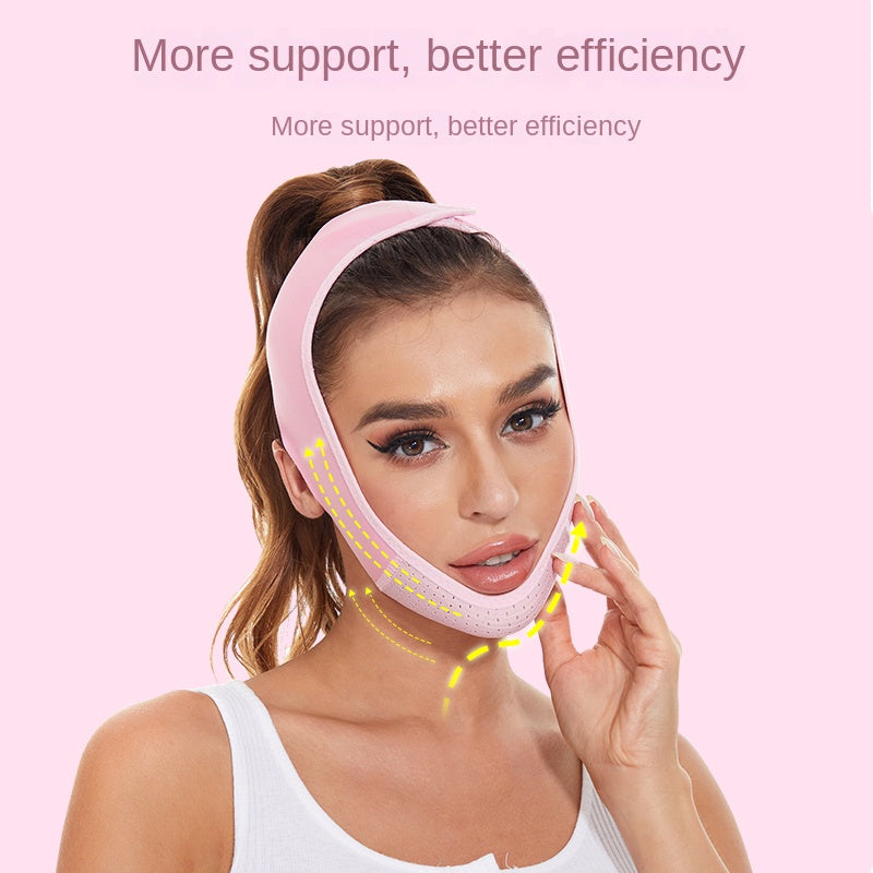 Reusable Double Chin Reducer- V Line Mask -Double Chin Remover-Facial Slimming Chin Strap-Chin Up Mask Face Lifting Belt V Shape TMSmartHub2021