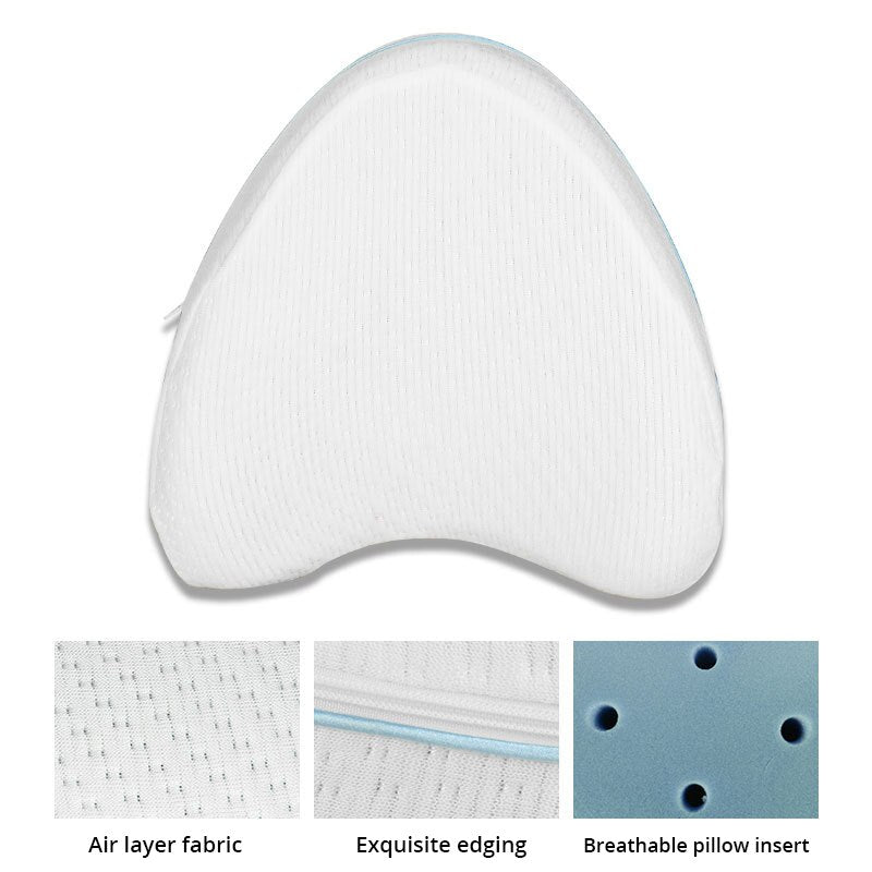Leg and Knee support pillow soothing pain relief sciatica, back,hips,Knees blue foam leg knee support pillow