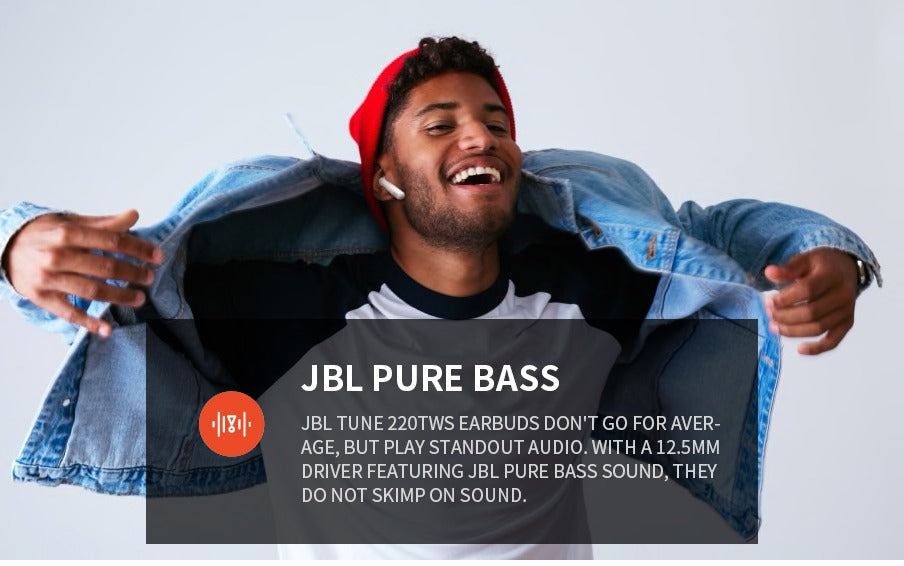 JBL TUNE 225TWS True Wireless Bluetooth-Compatible Earphone Stereo Earbuds Bass Sound Headset T225 TWS Free case - TMSmartHub2021