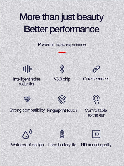 Lenovo HT38 TWS Earphone Wireless Bluetooth Headphones AI Control Mini Headset Stereo bass With Mic Noise Reduction