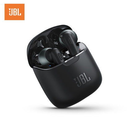 JBL T225TWS True Wireless Bluetooth Earphones JBL TUNE 225TWS Stereo Earbuds Bass Sound Headphones Headset with Mic - TMSmartHub2021