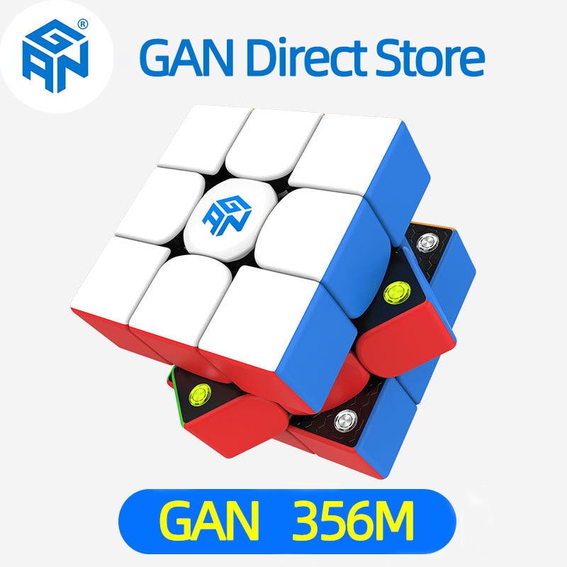 Gan 356 m Magnetic Speed cube Stickerless 356m 3x3 speedcube 3x3x3 Professional Magic Cube Gan magnetic Toys for Children