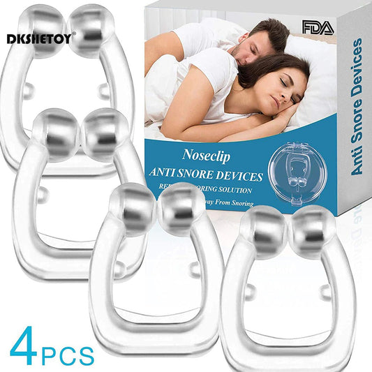 Sleeping Apnea Guard Night Anti Snoring Device Nose Clip vent blocker Silicone - TMSmartHub2021