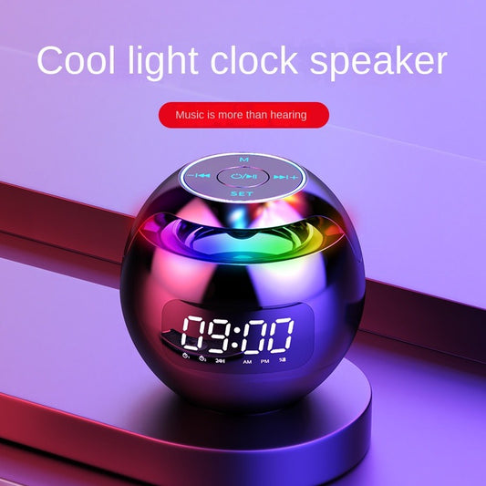 Mini Portable Household Desktop PC for Iphone Xiaomi Clock Colorful Bluetooth Speaker TWS Wireless Sound Box - TMSmartHub2021