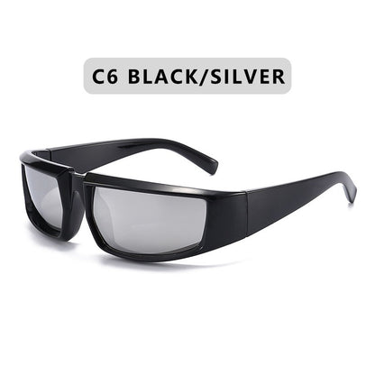 Classic Punk Sunglasses Women Steampunk Eyeglasses Sports Sun Glasses Men Goggle Shades Mirror Y2K Eyewear