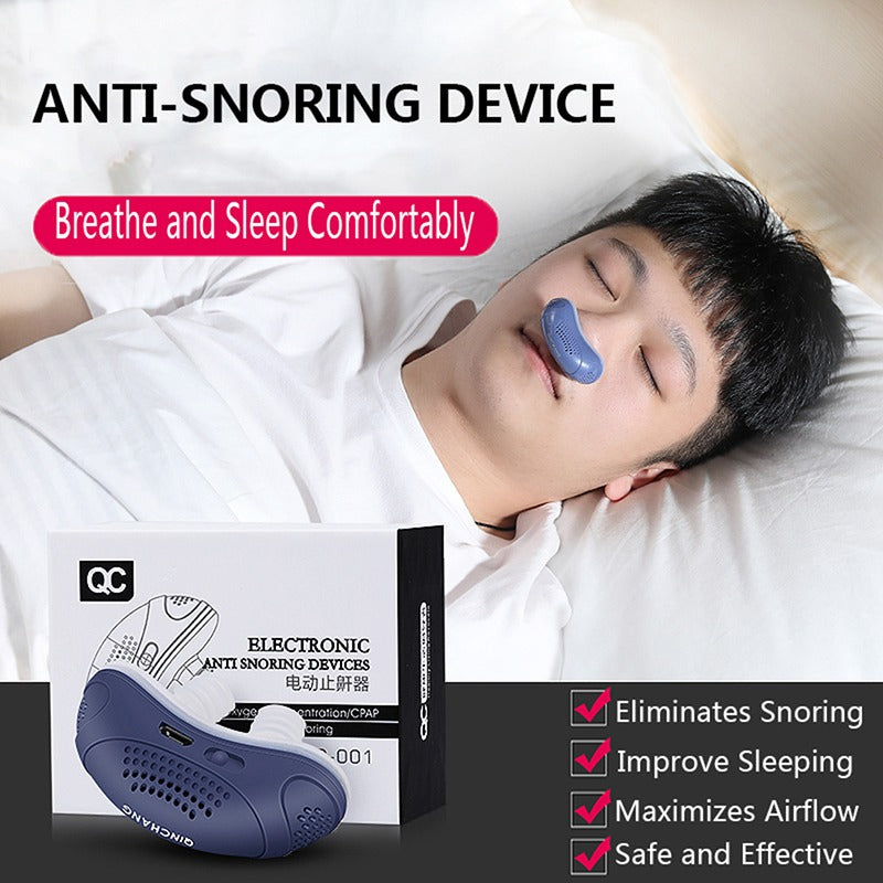 Anti Snoring Devices, Electric Snoring Solution for Men Women, Automatic Nasal Dilator Nose Vents Plugs - TMSmartHub2021